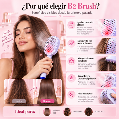 B2 Brush ANTI-FRIZZ a vapor